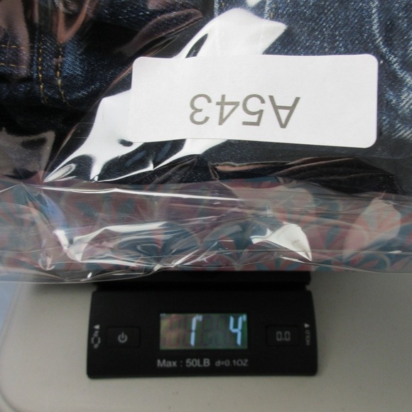 American Eagle Jean Jacket Flex Women 3XL XXXL Blue Denim Western Casual 1004 - Picture 13 of 13